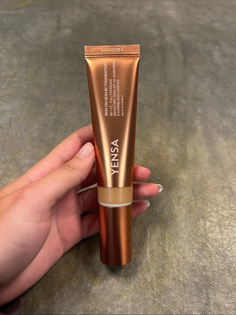 Yensa Skin on Skin BC Foundation COVERAGE HYALURONIC FOUNDATION SPF 40